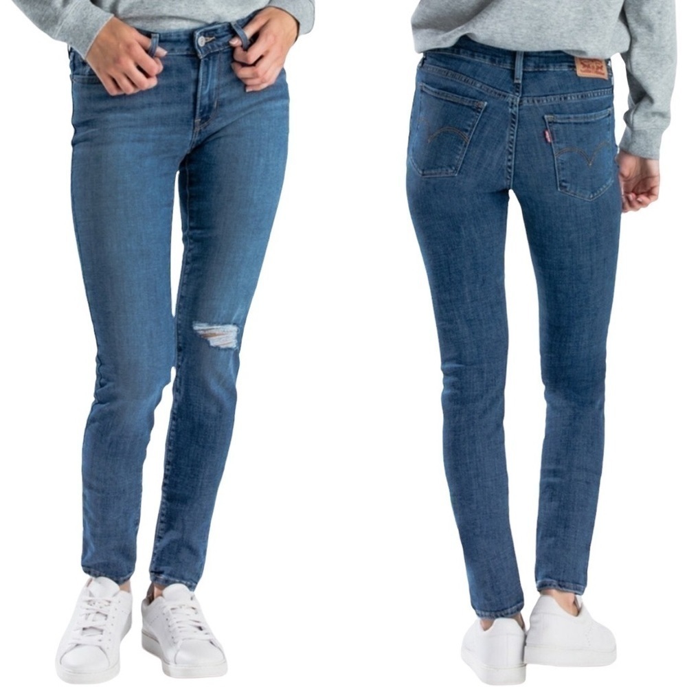 Levi’s 710 Super Skinny Distressed Jeans